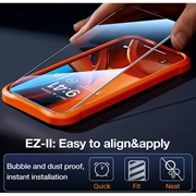 iPhone 16 Torras GlassGo Privacy Skærmbeskyttelse Hærdet Glas med Automatisk Justeringsramme