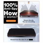 iPhone 16 Torras GlassGo Privacy Skærmbeskyttelse Hærdet Glas med Automatisk Justeringsramme