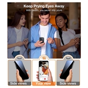 iPhone 16 Torras GlassGo Privacy Skærmbeskyttelse Hærdet Glas med Automatisk Justeringsramme