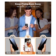 iPhone 16 Plus Torras GlassGo Privacy Skærmbeskyttelse Hærdet Glas med Automatisk Justeringsramme