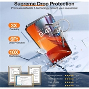 iPhone 16 Pro Max Torras GlassGo Privacy Skærmbeskyttelse Hærdet Glas med Automatisk Justeringsramme