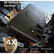 Samsung Galaxy S25 Torras Guardian Ostand MagSafe Cover - Sort