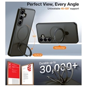 Samsung Galaxy S25 Torras Guardian Ostand MagSafe Cover - Sort