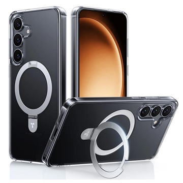 Samsung Galaxy S25 Torras Guardian Ostand MagSafe Cover - Gennemsigtig