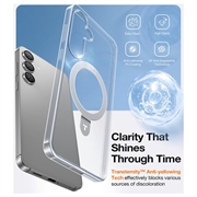 Samsung Galaxy S25 Torras Guardian Ostand MagSafe Cover - Gennemsigtig