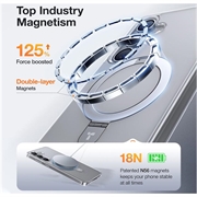 Samsung Galaxy S25 Torras Guardian Ostand MagSafe Cover - Gennemsigtig