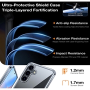 Samsung Galaxy S26 Torras Skin-Touch-Cover med udskiftelige knapper - Klar