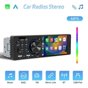 Bluetooth-bilstereo med berøringsskærm og CarPlay/Android Auto - SD, AUX, USB