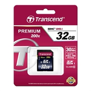 Transcend SDHC Hukommelseskort 32GB Class 10 TS32GSDHC10