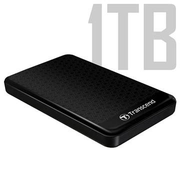 Transcend StoreJet 25A3 USB 3.1 Gen 1 Ekstern Harddisk - 1TB