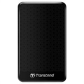 Transcend StoreJet 25A3 USB 3.1 Gen 1 Ekstern Harddisk - 2TB - Sort