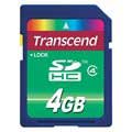 Transcend SDHC Hukommelseskort TS4GSDHC4 - 4GB