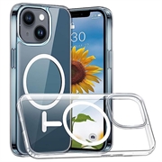 iPhone 15 Hybrid Cover - MagSafe Kompatibel - Gennemsigtig