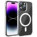 iPhone 15 Pro Max Hybrid Cover - MagSafe Kompatibel - Gennemsigtig