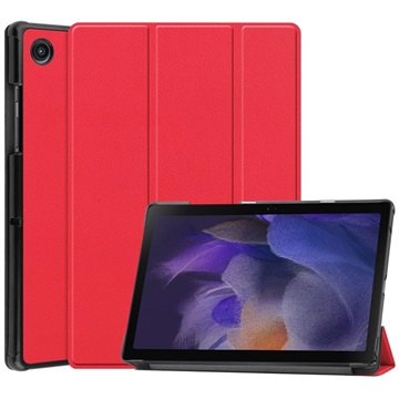 Tri-Fold Series Samsung Galaxy Tab A8 10.5 (2021) Folio Taske - Rød