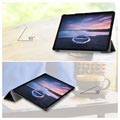 Tri-Fold Series Samsung Galaxy Tab S4 Smart Folio Taske - Sort