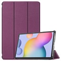 Tri-Fold Series Samsung Galaxy Tab S7/S8 Folio Taske - Lilla