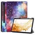 Tri-Fold Series Samsung Galaxy Tab S7+/S8+ Folio Cover - Galakse