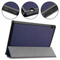 Tri-Fold Series Huawei MediaPad T5 10 Folio Taske - Mørkeblå