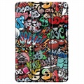Tri-Fold Series Samsung Galaxy Tab S5e Smart Folio Taske - Graffiti