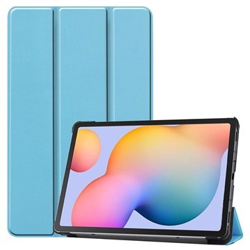 Tri-Fold Series Samsung Galaxy Tab S6 Lite 2020/2022/2024 Folio Taske - Babyblå