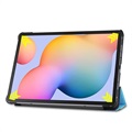 Tri-Fold Series Samsung Galaxy Tab S6 Lite 2020/2022 Folio Taske - Babyblå