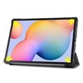 Tri-Fold Series Samsung Galaxy Tab S6 Lite 2020/2022 Folio Taske - Grå