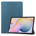 Tri-Fold Series Samsung Galaxy Tab S7+/S8+ Foliocover - Blå