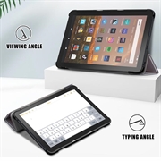 Amazon Fire HD 8 (2020)/8 Plus (2022) Tri-Fold Series Smart Folio Cover - Grå