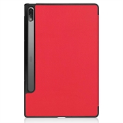 Lenovo Tab P12 Pro Tri-Fold Series Smart Folio Cover - Rød