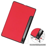 Lenovo Tab P12 Pro Tri-Fold Series Smart Folio Cover - Rød