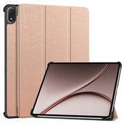OnePlus Pad 4/Oppo Pad 5 Pro Tri-Fold Series Smart Folio-etui - Rosaguld