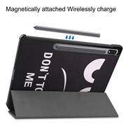 Samsung Galaxy Tab S10+ Tri-Fold Series Smart Folio Cover - Rør mig ikke