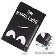 Samsung Galaxy Tab S10+ Tri-Fold Series Smart Folio Cover - Rør mig ikke