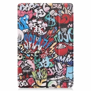 Samsung Galaxy Tab S10 Lite Tri-Fold Series Smart Folio-etui - Graffiti