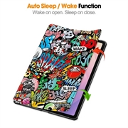 Samsung Galaxy Tab S11 Tri-Fold Series Smart Folio-etui - Graffiti