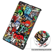 Samsung Galaxy Tab S11 Tri-Fold Series Smart Folio-etui - Graffiti
