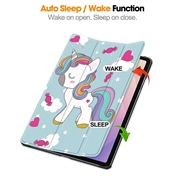 Samsung Galaxy Tab S11 Tri-Fold Series Smart Folio-etui - Enhjørning