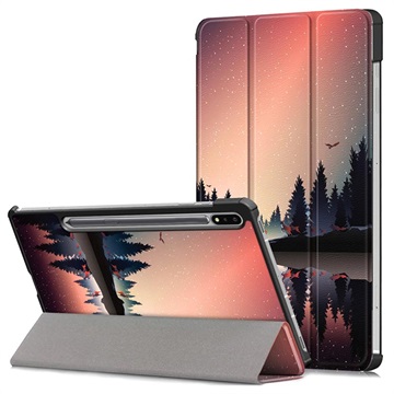 Tri-Fold Series Samsung Galaxy Tab S7 FE Smart Folio Cover