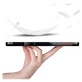 Tri-Fold Series Samsung Galaxy Tab S7 FE Smart Folio Cover - Natur