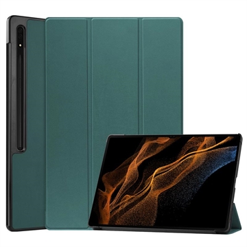 Samsung Galaxy Tab S9 Ultra Tri-Fold Series Smart Folio Cover - Grøn