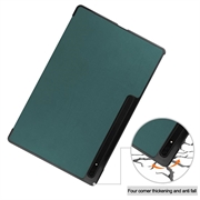 Samsung Galaxy Tab S9 Ultra Tri-Fold Series Smart Folio Cover - Grøn