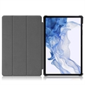 Samsung Galaxy Tab S9 Tri-Fold Series Smart Folio Cover - Hvid Blomster