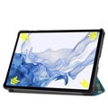 Samsung Galaxy Tab S9 Tri-Fold Series Smart Folio Cover - Hvid Blomster