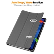 Xiaomi Redmi Pad 2 Tri-Fold Series Smart Folio-etui - grå