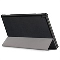 Tri-Fold Series Lenovo Tab M10 Smart Folio Cover - Sort