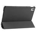 Tri-Fold Series Nokia T21 Smart Folio Cover - Sort
