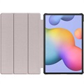 Tri-Fold Series Samsung Galaxy Tab S7/S8 Smart Folio Cover - Sommerfugle / Blomster