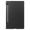 Tri-Fold Series Samsung Galaxy Tab S8 Smart Folio Taske - Sort