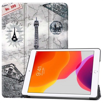 Tri-Fold Series iPad 10.2 2019/2020 Smart Folio Cover - Eiffeltårnet